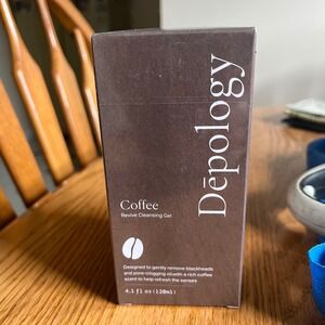 Depology Coffee Revive Cleansing Gel 4.1oz Facial Wash Exfoliating Caffeine New